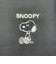 スヌーピー ショルダーバッグ 帆布 ブラック SNOOPY
