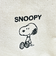 スヌーピー ショルダーバッグ 帆布 アイボリー SNOOPY