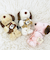 スヌーピー＆ベア マスコット (ピンク) キーホルダー SNOOPY