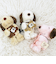 スヌーピー＆ベア マスコット (ピンク) キーホルダー SNOOPY