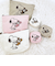 スヌーピー＆ベア 化粧ポーチ (モカ) SNOOPY