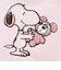 スヌーピー＆ベア 化粧ポーチ (ピンク) SNOOPY