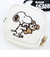 スヌーピー＆ベア カラビナミニポーチ (モカ) SNOOPY