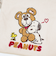 スヌーピー サガラ刺しゅう巾着 ブラウン SNOOPY