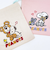 スヌーピー サガラ刺しゅう巾着 ブラウン SNOOPY