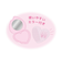 エスターバニー（Esther Bunny） ハート型ミラーコーム(リボンバニー＆クリームバニー) 日本製