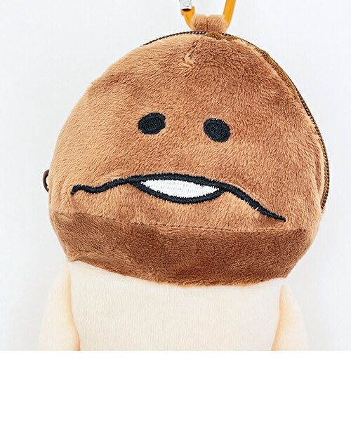 おさわり探偵 なめこ栽培キット カラビナ付きぬいぐるみファスナー