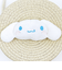 サンリオ シナモロール ストロー素材ラウンド製ショルダーバッグ かごバッグ シナモン Sanrio