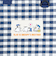 スヌーピー オラフ フラットトートバッグ ネイビーチェック SNOOPY