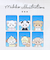 mikko illustrations ミッコ トレーディング証明写真風ステッカー 全6種 コンプリートBOX 日本製