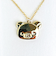リラックマ チャームペンダント フェイス(正面) ゴールド ネックレス アクセサリー