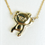 リラックマ チャームペンダント ゆったり ゴールド ネックレス アクセサリー