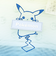 ポケットモンスター ピカチュウ グラデーション メッシュトートバッグ (ブルー) ポケモン