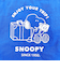スヌーピー トートバッグ enjoy your trip ブルー SNOOPY