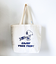 スヌーピー トートバッグ enjoy your trip ホワイト SNOOPY