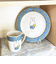 ミッフィー miffy 70th 記念プレート ブルー 食器 日本製