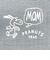 スヌーピー MOM お出かけポーチ (ブルーグレー)  旅行 SNOOPY