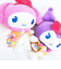 サンリオ クロミ × クッピーラムネ ぬいぐるみ(S) Sanrio
