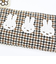 ミッフィー miffy スリムポーチ (アイボリー) キルティングチェックシリーズ