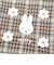 ミッフィー miffy 巾着 (ブラウン) キルティングチェックシリーズ