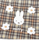ミッフィー miffy 巾着 (ブラウン) キルティングチェックシリーズ