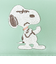 スヌーピー コンパクト三つ折財布 グリーン SNOOPY