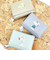 スヌーピー コンパクト三つ折財布 グリーン SNOOPY
