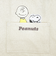 スヌーピー チャーリーブラウン＆スヌーピー ふっくらアップリケミニトートバッグ SNOOPY