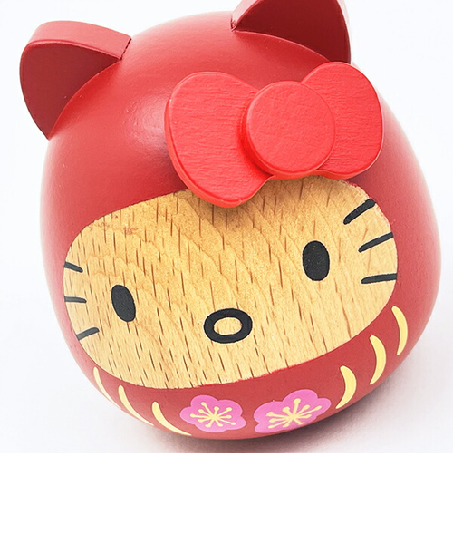 サンリオ ハローキティ 木製だるま Sanrio｜パーフェクトワールドの