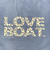 LOVEBOAT(ラブボート) サテン トートバッグ (ブラック)