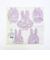 ミッフィー miffy ミニタオル おばけごっこ ラベンダー ハンカチ 西川