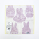 ミッフィー miffy ミニタオル おばけごっこ ラベンダー ハンカチ 西川