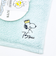 スヌーピー PEANUTS 75th かるわた ミニタオル グリーン ハンカチ 今治 日本製 西川 SNOOPY
