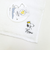 スヌーピー PEANUTS 75th かるわた ミニタオル ホワイト ハンカチ 今治 日本製 西川 SNOOPY