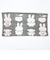 ミッフィー miffy のびのびタオルピローケース ボリス グレー 西川