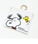 スヌーピー Dancing カナビラ付きバネケース PEANUTS 75th SNOOPY