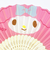 サンリオ マイメロディ ミニ扇子キーホルダー Sanrio