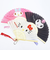 サンリオ マイメロディ ミニ扇子キーホルダー Sanrio