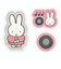 ミッフィー miffy フレークシール (ピンク) 文具 MIFFY＆MUSICシリーズ
