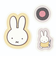 ミッフィー miffy フレークシール (イエロー) 文具 MIFFY＆MUSICシリーズ