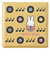 ミッフィー miffy レコード型ミラー (ピンク) 鏡 MIFFY＆MUSICシリーズ