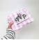 パワーパフガールズ ギンガムチェックポーチ ピンク パワパフ