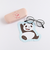 パンダコパンダ メガネケース＆クロスセット (ピンク) 眼鏡ケース