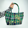 サンリオ ハローキティ トートバッグ (グリーンチェック) ルートート ROOTOTE  Sanrio