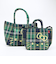 サンリオ ハローキティ 2WAYショルダートートバッグ  (グリーンチェック) ルートート ROOTOTE  Sanrio