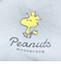 スヌーピー ウッドストック 巾着ショルダーバッグ グレー SNOOPY
