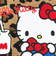 サンリオ ハローキティ さがらポーチ レオパード ミルク Sanrio