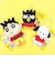クレヨンしんちゃん × サンリオ クレヨンしんちゃん（バッドばつ丸） ぬいぐるみマスコット キーホルダー Sanrio