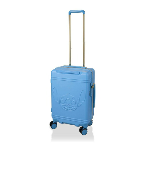 ディズニー スティッチ ジッパータイプ スーツケース 30L (ブルー