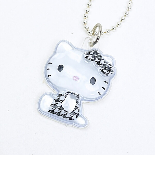 サンリオ ハローキティ 千鳥格子(ブラック) ぷっくりったいプチボール